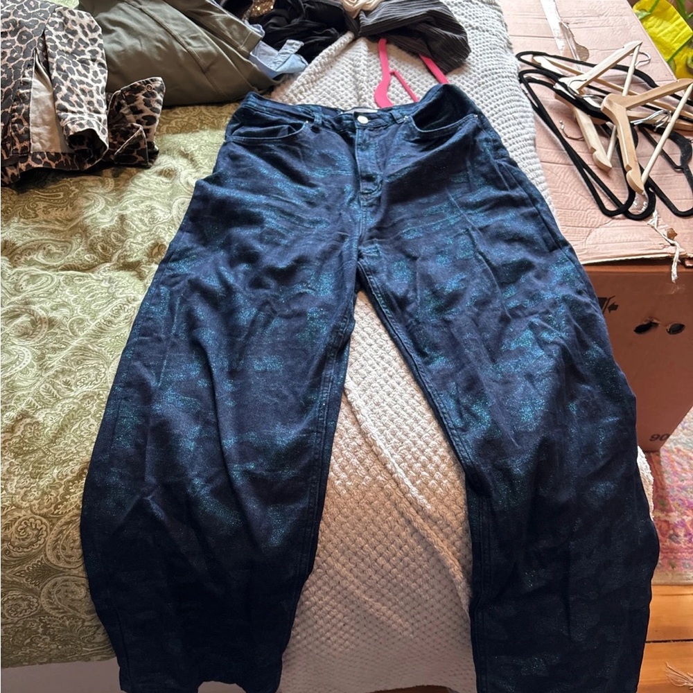 Topshop Navy and Pink Garment